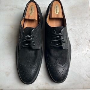 Blake McKay Black Leather Dress Shoes Wingtips